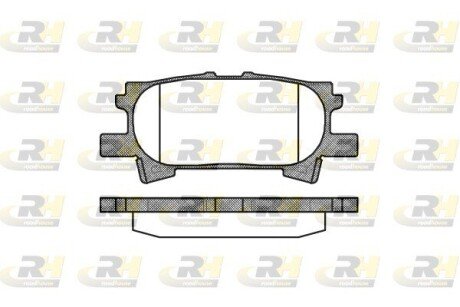 Гальмівні колодки дискові ROADHOUSE 21040.00