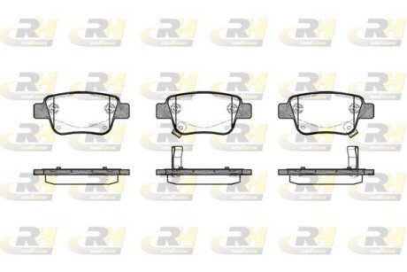 Гальмівні колодки дискові ROADHOUSE 21047.02