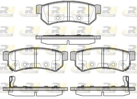 Гальмівні колодки дискові ROADHOUSE 21048.12