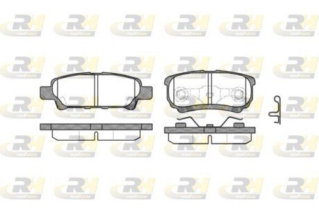 Гальмівні колодки дискові ROADHOUSE 21051.02