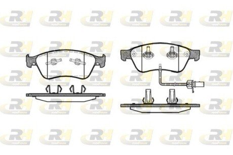Гальмівні колодки дискові ROADHOUSE 21056.02