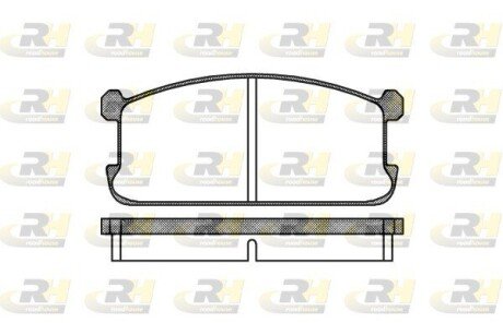 Гальмівні колодки дискові ROADHOUSE 2106.00