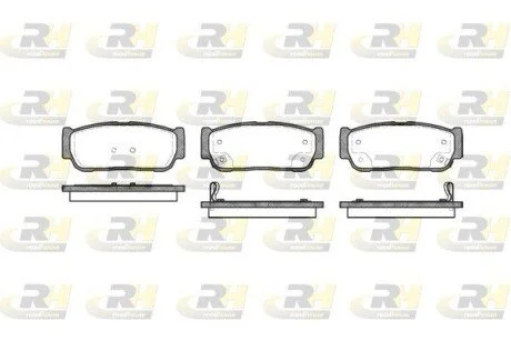 Гальмівні колодки дискові ROADHOUSE 21063.02