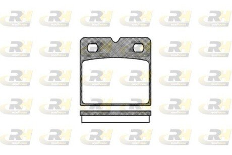 Гальмівні колодки дискові ROADHOUSE 21067.00