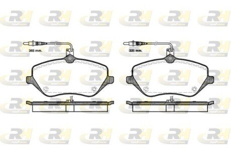 Гальмівні колодки дискові ROADHOUSE 21101.04
