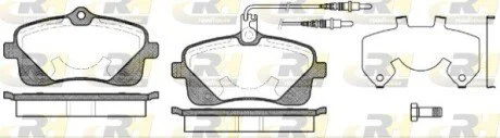 Гальмівні колодки дискові ROADHOUSE 21102.02