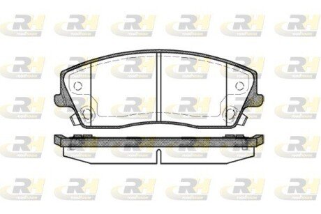 Гальмівні колодки дискові ROADHOUSE 21126.08