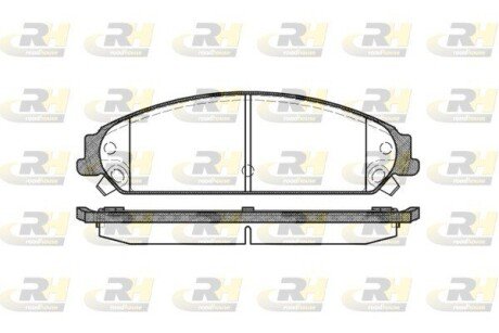 Гальмівні колодки дискові ROADHOUSE 21128.08