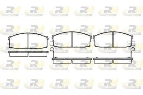 Гальмівні колодки дискові ROADHOUSE 2117.02