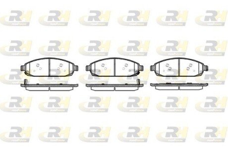 Гальмівні колодки дискові ROADHOUSE 21173.02