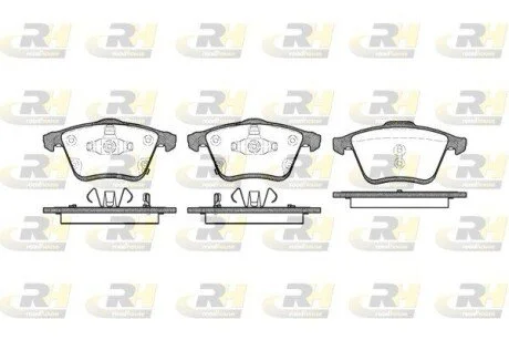 Гальмівні колодки дискові ROADHOUSE 21182.02