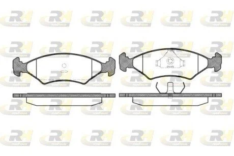 Тормозные колодки дисковые ROADHOUSE 2119.20
