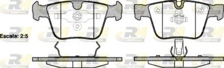 Гальмівні колодки дискові ROADHOUSE 21216.00