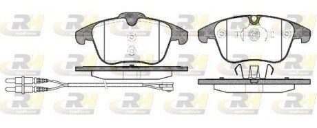 Гальмівні колодки дискові ROADHOUSE 21249.01