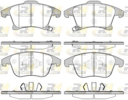 Гальмівні колодки дискові ROADHOUSE 21249.22