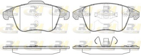 Гальмівні колодки дискові ROADHOUSE 21249.30
