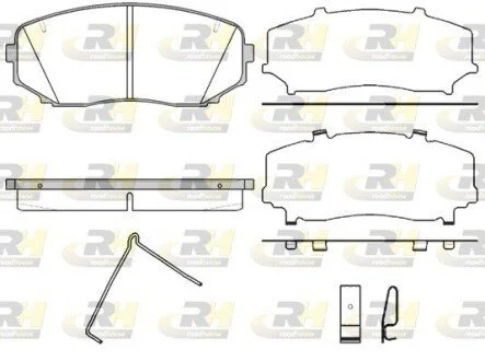 Гальмівні колодки дискові ROADHOUSE 21267.02