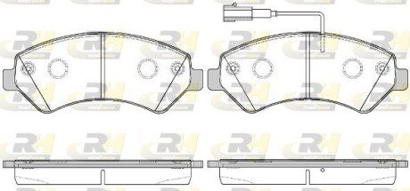 Гальмівні колодки дискові ROADHOUSE 21275.22