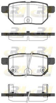 Гальмівні колодки дискові ROADHOUSE 21286.22
