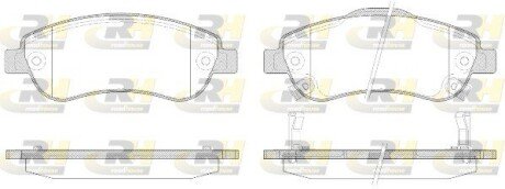Гальмівні колодки дискові ROADHOUSE 21289.02