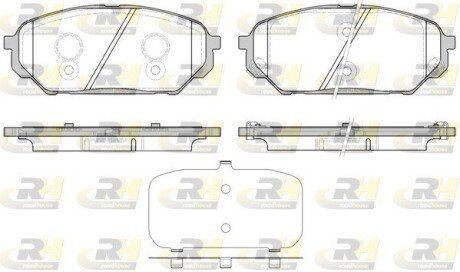 Гальмівні колодки дискові ROADHOUSE 21322.12