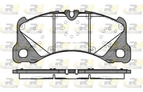 Гальмівні колодки дискові ROADHOUSE 21345.40