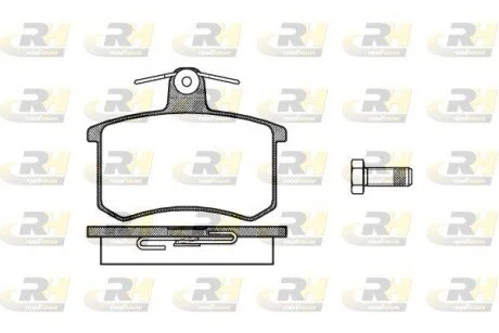 Тормозные колодки дисковые ROADHOUSE 2135.00