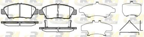 Гальмівні колодки дискові ROADHOUSE 21358.02