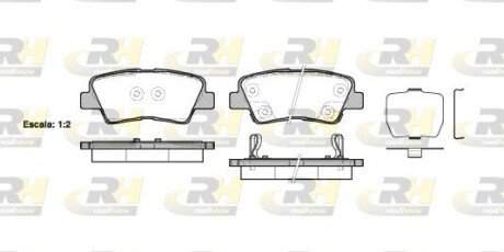Гальмівні колодки дискові ROADHOUSE 21362.02