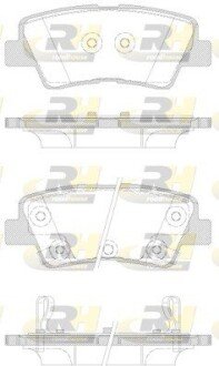 Гальмівні колодки дискові ROADHOUSE 21362.42