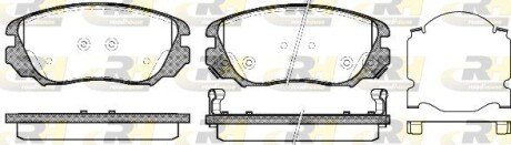 Тормозные колодки дисковые ROADHOUSE 21385.02