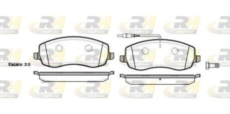 Гальмівні колодки дискові ROADHOUSE 21393.02