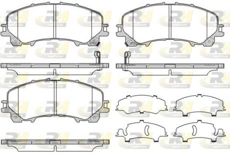 Гальмівні колодки дискові ROADHOUSE 21407.12
