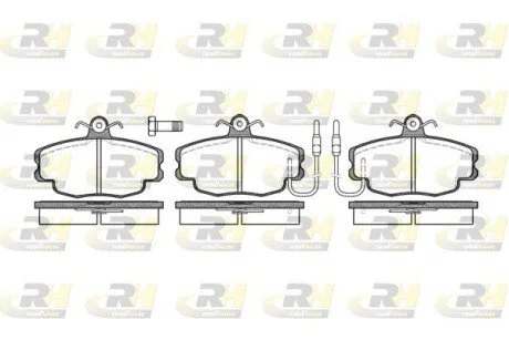 Тормозные колодки дисковые ROADHOUSE 2141.02