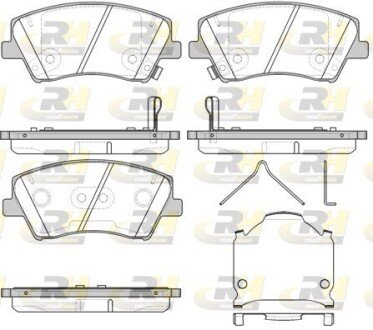 Гальмівні колодки дискові ROADHOUSE 21412.04