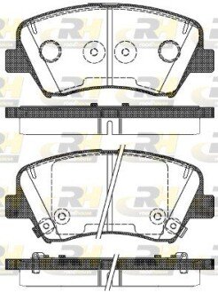 Гальмівні колодки дискові ROADHOUSE 21412.32