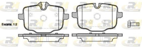Гальмівні колодки дискові ROADHOUSE 21433.00