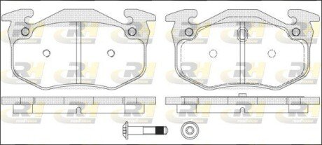 Гальмівні колодки дискові ROADHOUSE 2144.70