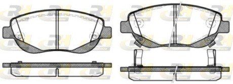 Гальмівні колодки дискові ROADHOUSE 21448.02