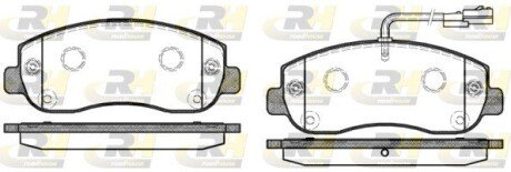 Гальмівні колодки дискові ROADHOUSE 21449.01