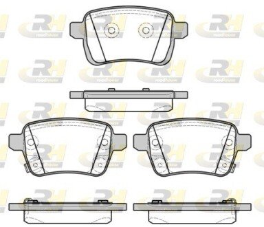 Гальмівні колодки дискові ROADHOUSE 21450.22