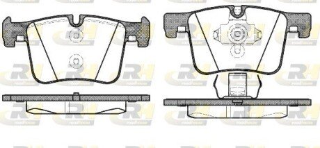Гальмівні колодки дискові ROADHOUSE 21457.00