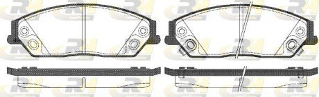 Тормозные колодки дисковые ROADHOUSE 21467.02