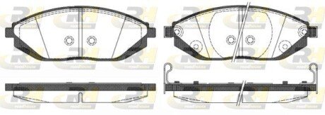 Тормозные колодки дисковые ROADHOUSE 21472.02