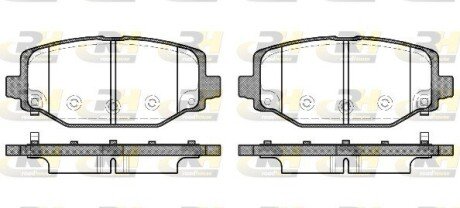 Гальмівні колодки дискові ROADHOUSE 21483.04