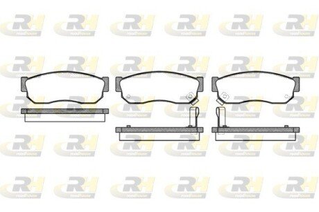 Тормозные колодки дисковые ROADHOUSE 2149.02