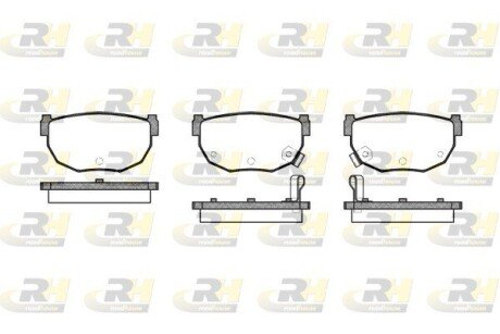 Гальмівні колодки дискові ROADHOUSE 2151.12