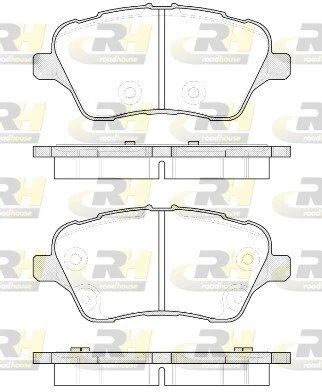 Гальмівні колодки дискові ROADHOUSE 21514.00 (фото 1)