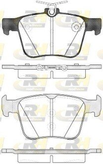 Гальмівні колодки дискові ROADHOUSE 21516.10