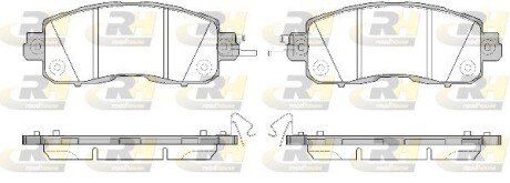 Гальмівні колодки дискові ROADHOUSE 21517.04